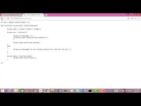 AngularJS Tutorial 23 : Shopping Cart - Part 3