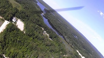 HobbyZone Super Cub Onboard Video. North Windham, ME