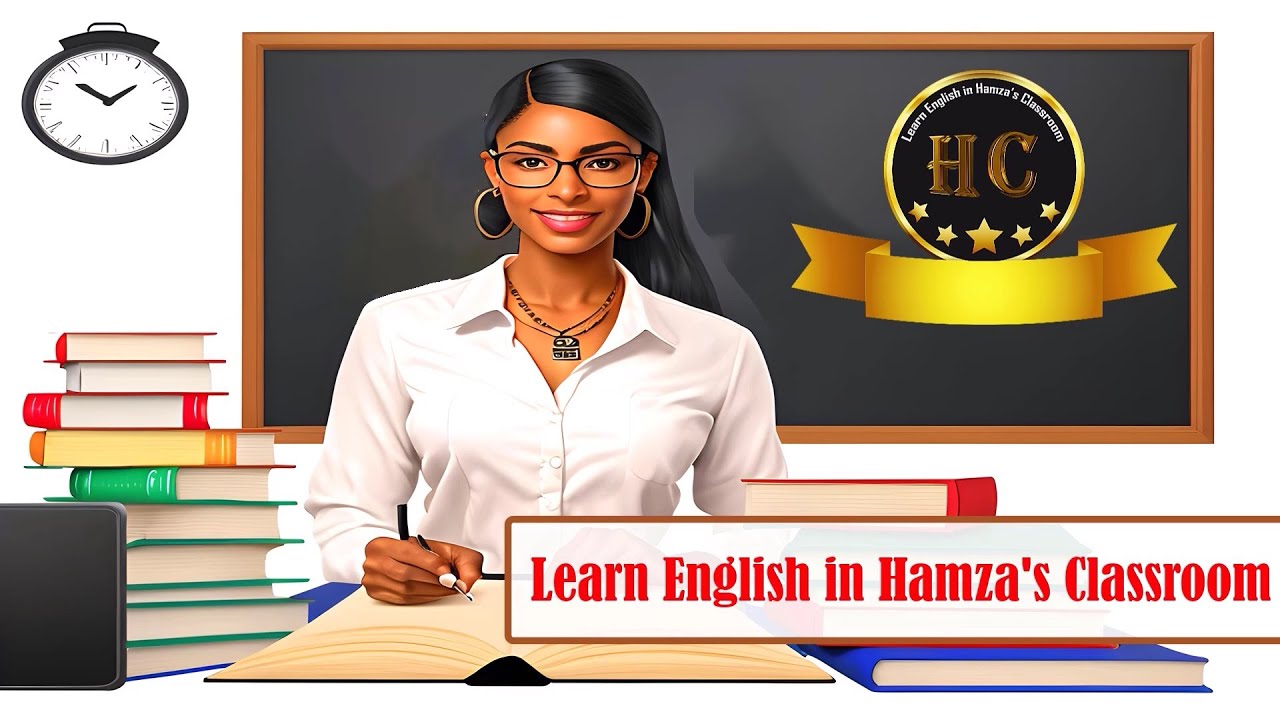 Learn English Hamza Classroom Live Broadcast - YouTube