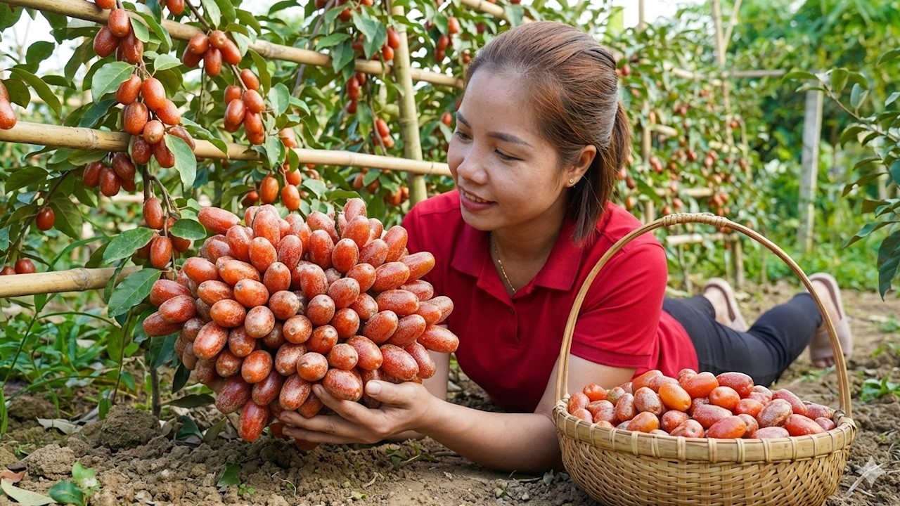 Harvest 1000+ Kg Of Silverberry Fruit And Concentrated Egg Clusters Goes to market sell