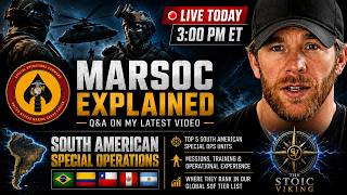 🔴 MARSOC Q&A LIVE | Top 5 South American Special Operations Forces