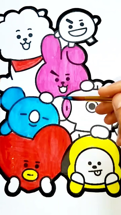 mewarnai gambar bt21