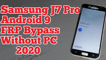 SAMSUNG Galaxy J7 Pro (SM-J730GM) U4 FRP/Google Account Bypass Android 9 WITHOUT PC - NEW 2020