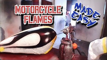 How To Paint Ghost Flames From Start To Finish-Custom Paint Tips-Part 1