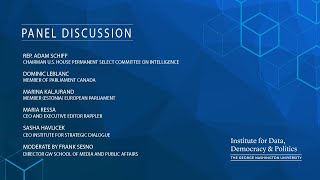 Forum on the Harms of Social Media Disinformation Panel on Election Interference