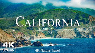 CALIFORNIA 4K Amazing Nature Film - Peaceful Piano Music - Travel Nature