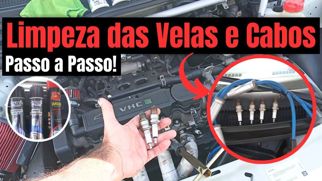 Como Limpar as Velas de Ignição e Cabos do Celta/ Carro Falhando e Com ...