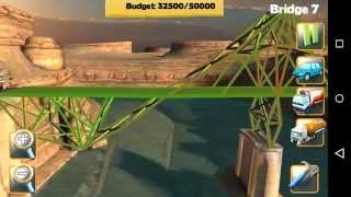 Bridge constructor - Island 5, Bridge 7, Tank Truck