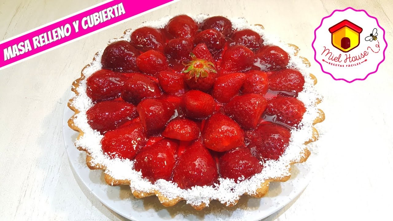 Tarta de frutillas RECETA FACIL