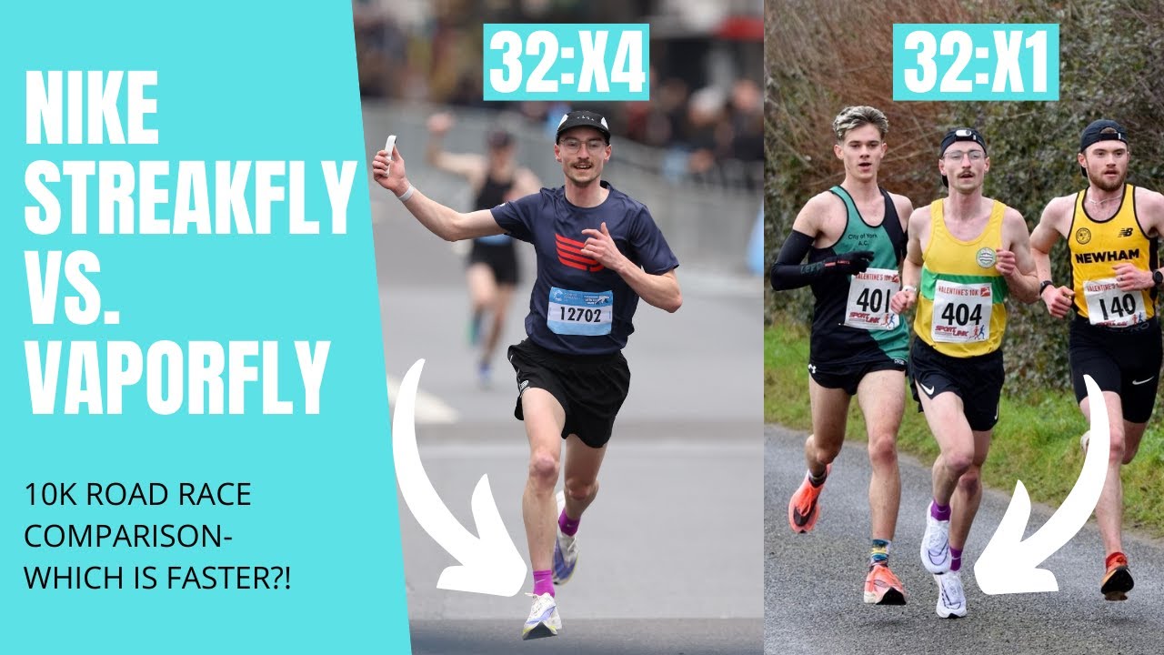 NIKE STREAKFLY VS VAPORFLY (10K RACE COMPARISON WHICH IS FASTER?) YouTube