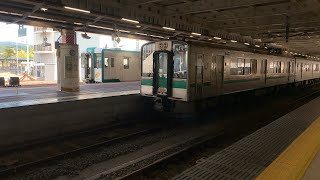 陸羽東線キハ110形200番台 新庄駅発車 2020年8月28日