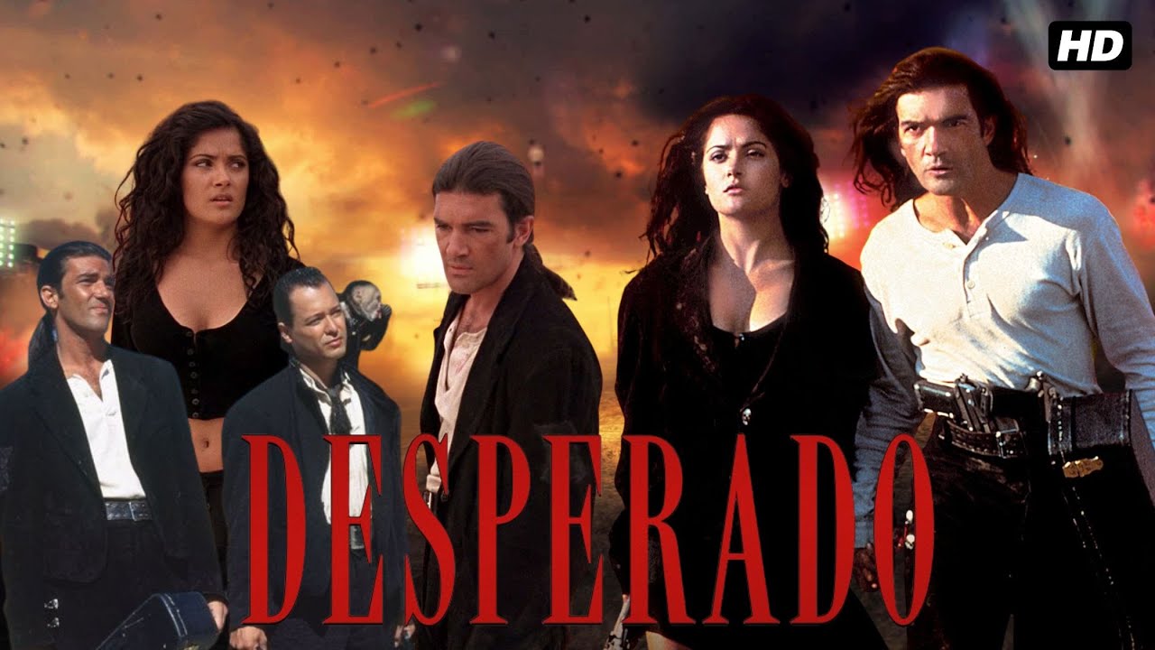 Desperado (1995) Fantasy/Thriller Movie in English explanation & review | Antonio Banderas, Salma |