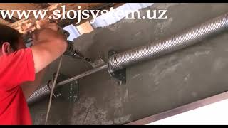 Ворота В Гараж С Встроенной Калиткой. Быстрая Установка