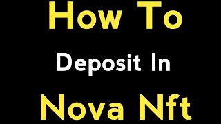 How To Deposit In Nova NFT|Nova Nft Me Deposit Kaise Kare|Nova NFT Me Deposit Kar Ne Ka Tarika.. screenshot 2