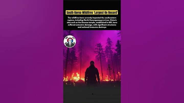 South Korea’s Worst Wildfire in History! Over 27 Dead & Land in Flames #shorts ##WildfireAlert