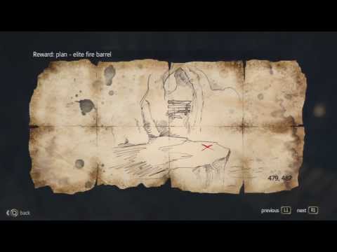 Assassin's Creed 4 - How to use Treasure Maps