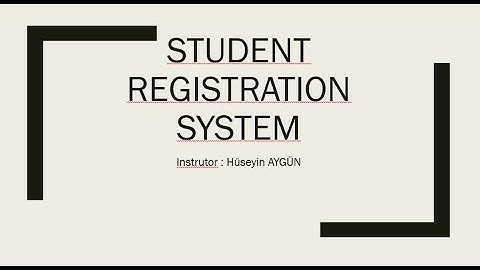 Student Registration system