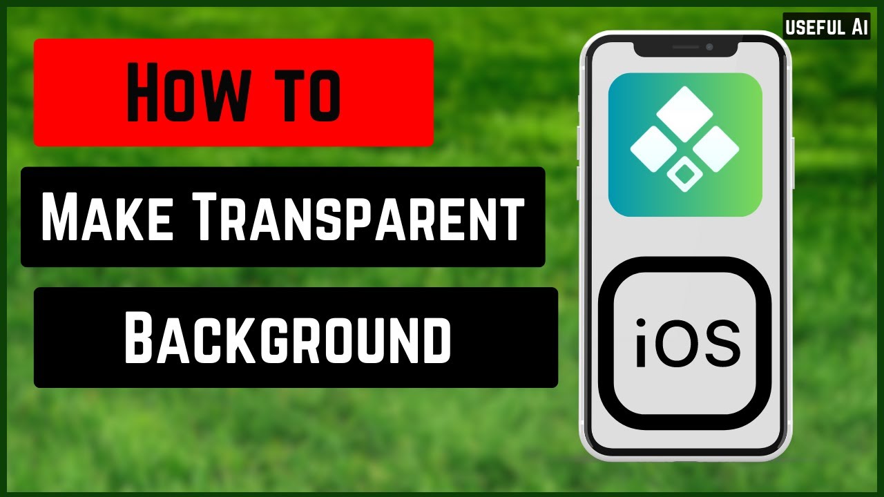 How to make transparent background using WIDGY in IOS - YouTube