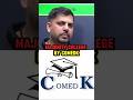 “Majority colleges COMEDK se milte hai 😱🔥#COMEDK #EngineeringEntrance #JEEAlternative #HarshSir