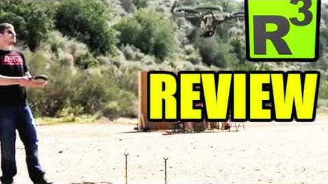 Prototype Quadrotor with Machine Gun! Review