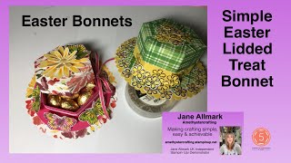 How to make an Easter Bonnet Treat Holder using Sweet Strawberry & Butterfly Brilliance to decorate