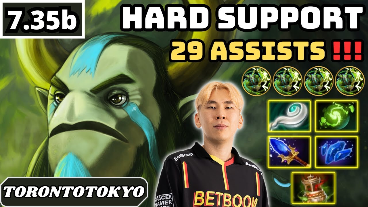 7.35b - Torontotokyo NATURE PROPHET Hard Support Gameplay 29 ASSISTS - Dota 2 Full Match Gameplay