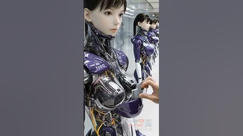 Guy Tries Out the Newest Girlfriend Robot at the Expo.