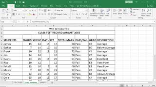 Using the vertical and horizontal scroll bars in excel 2019
