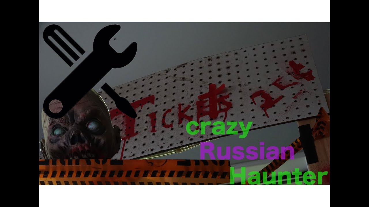 Zombie ticket booth | 2016 haunt Build - YouTube