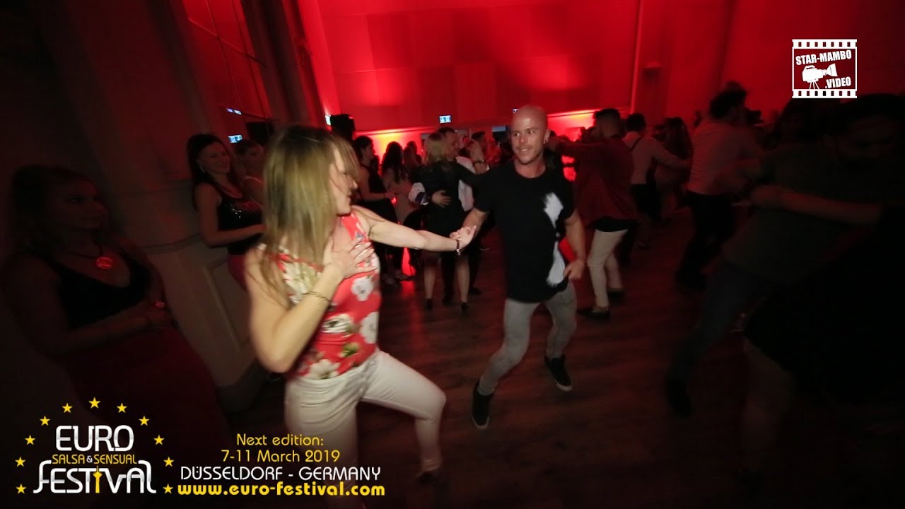 Toni & Isabella - BACHATA social dancing @ Euro Salsa & Sensual Festival 2017