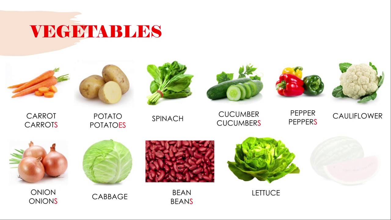 Fruit and vegetables YouTube