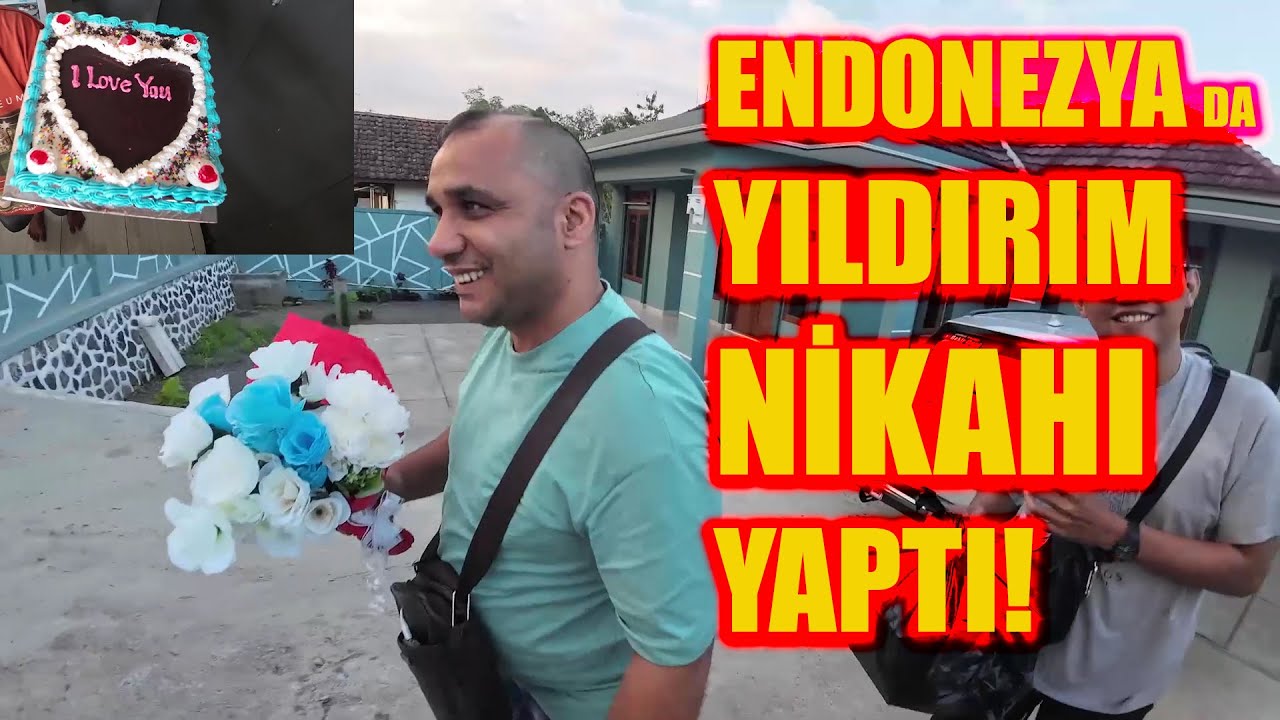 ENDONEZYA DA YILDIRIM NİKAHI YAPTI!-KÖY YERİNE GİDER GİTMEZ LAF SÖZ OLUR DİYE NİKAH YAPILDI HEMEN!