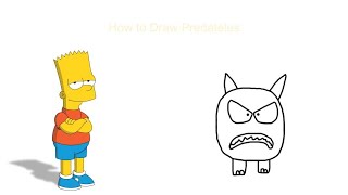 Draw with Bart Simpson: Predateles
