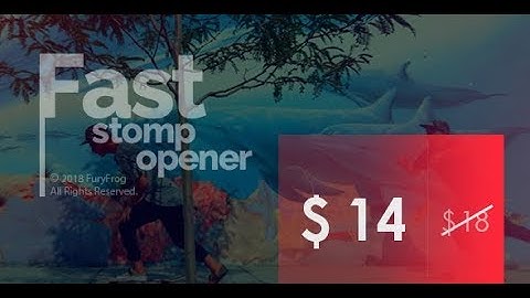After Effects Template: Fast Stomp Opener