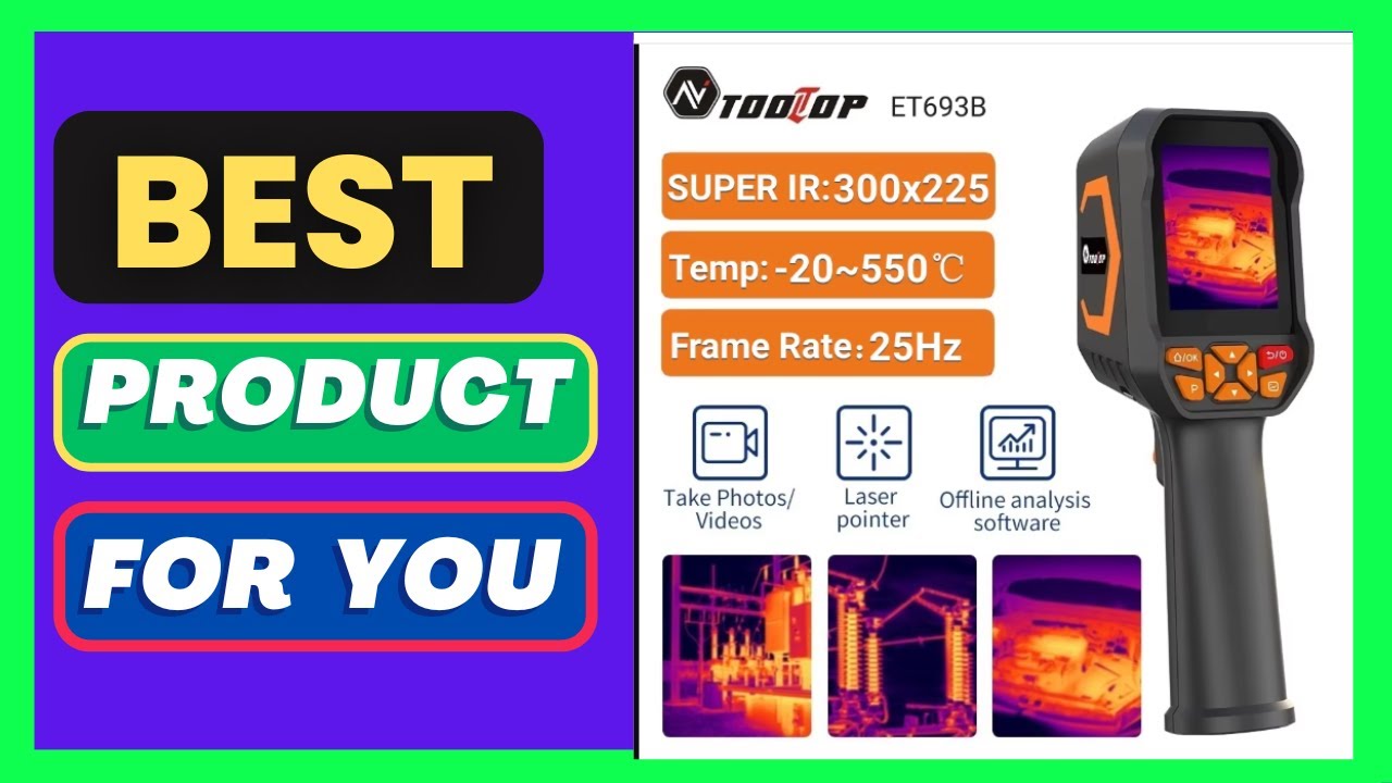 TOOLTOP ET693B Handheld Thermal Imaging 300*225 Super IR  Image Video Storage