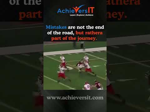 Failure Isn't Final | Every Mistake Brings You Closer to Success | AchieversIT Motivation