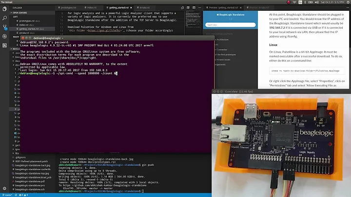 BeagleLogic Standalone with PulseView: Initial Setup