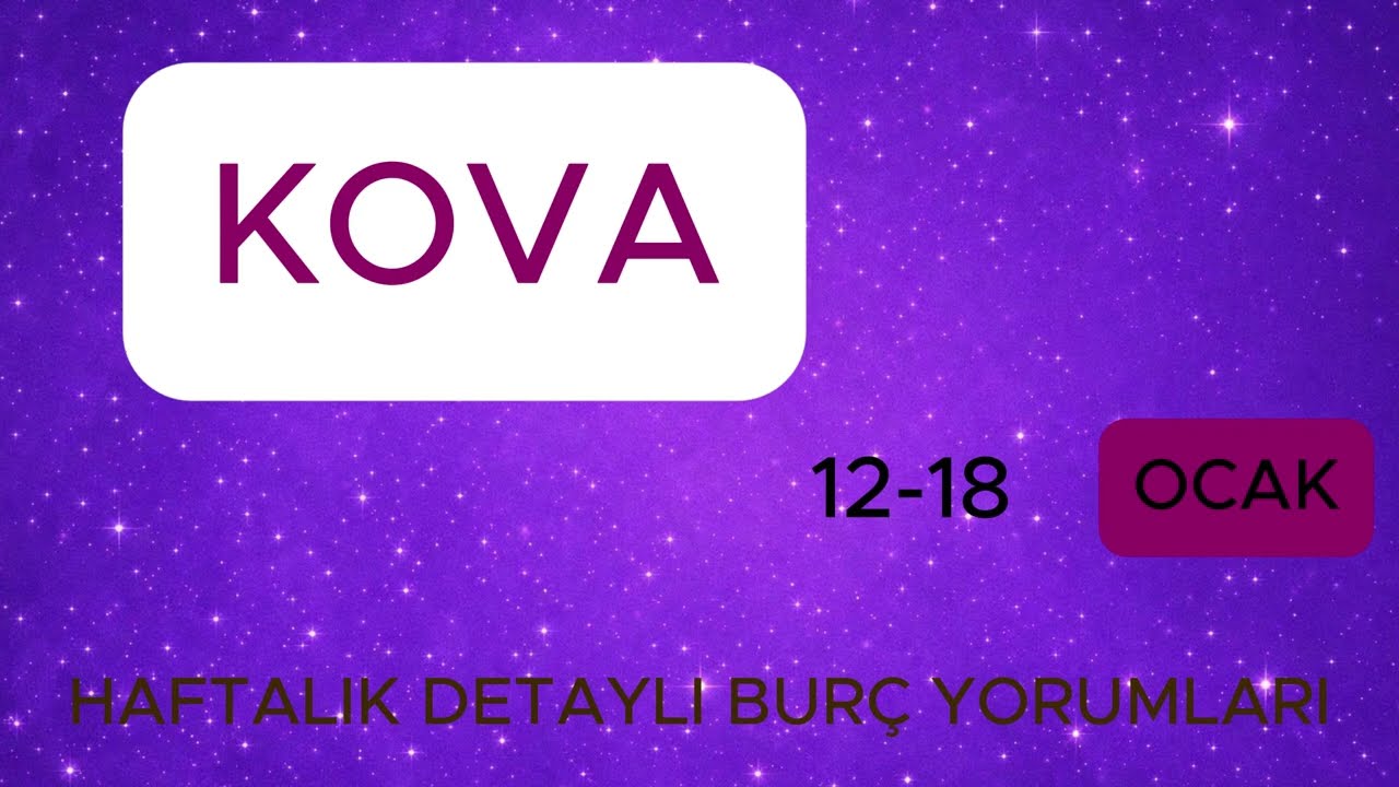 Kova Burcu 12–18 Ocak Haftalık Yorumu | Özgürleşme ve Yön Değişimi