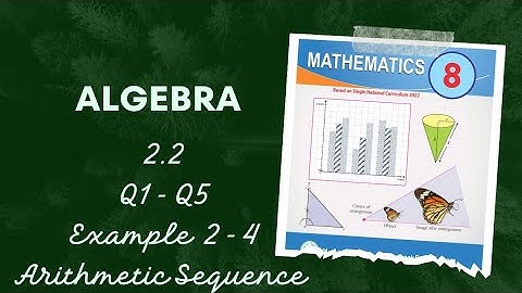 Ex 2.2 | Q1 - Q5 | Example 2, 3, 4 | Class 8 Mathematics PTB Based on SNC 2022 #maths #algebra