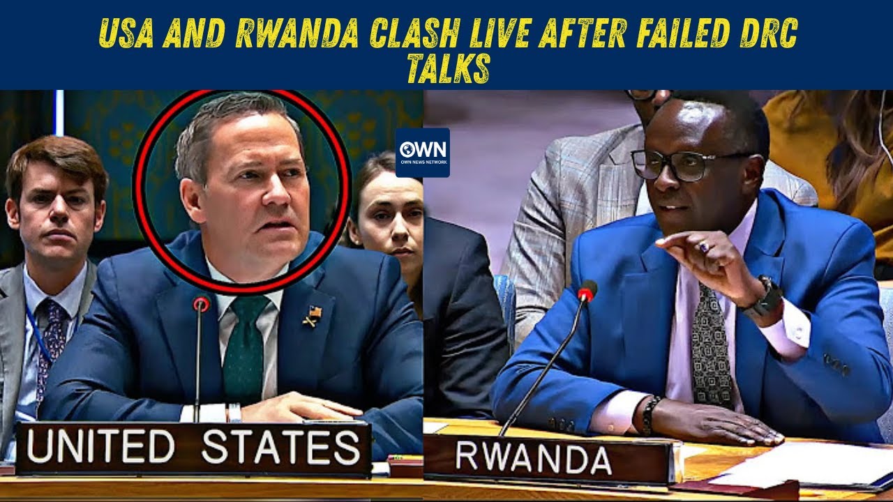 UN ERUPTS: USA & Rwanda CLASH Live After Failed DRC Talks! - Trump Peace Efforts in Total Ruins!