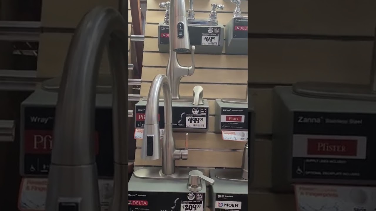 kitchen Faucet at home Depot.