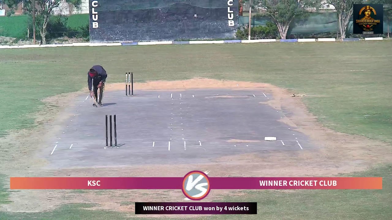 KSC vs WINNER CRICKET CLUB | Live - Noida Shaheed Bhagat Singh Cricket Stadium - Noida sector 135