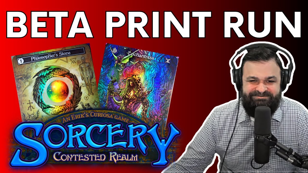 Beta Print Run Numbers for Sorcery Contested Realm