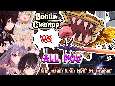 (All POV) Goblin-goblin imut ini disuruh bersih-bersih Dungeon【HoloEN Clip】 🎸