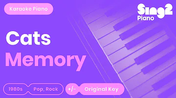 Memory Karaoke - Cats | Elaine Paige (Karaoke Piano)