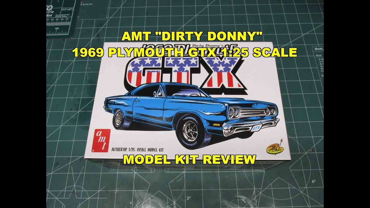 Amt Dirty Donny 1969 Plymouth Gtx 1 25 Model Kit Review Amt1065