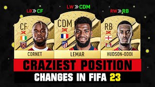 FIFA 23 | CRAZIEST POSITION CHANGES IN FIFA 23! 💀😲 ft. Lemar, Cornet, Hudson-Odoi... screenshot 2