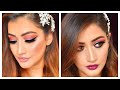 Indian party makeup with glitter liner  wise she makeup brushes and sponge