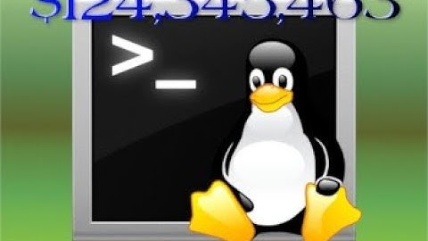 02 Adding Commas to Numbers in Linux BASH