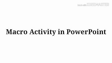 Using Macro in PowerPoint Tutorial